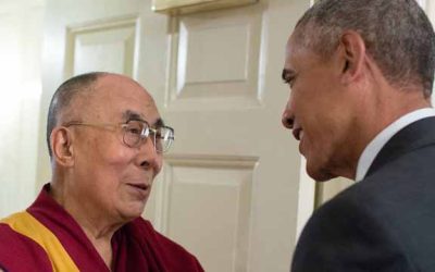 Barack Obama se encuentra con el Dalai Lama en Nueva Delhi