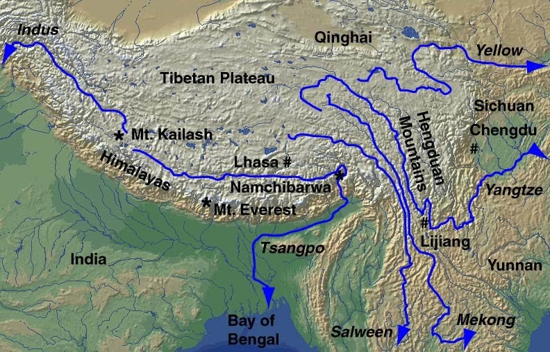 tibet rivers